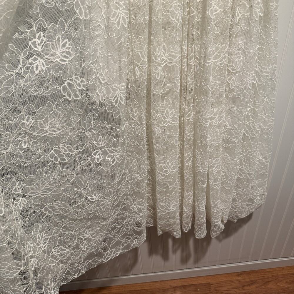 Sau Lee BHLDN Selena White Lace Dress NEW Size 12 Wedding Bridal - Picture 4 of 10